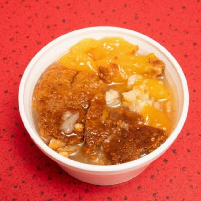 Peach Cobbler.